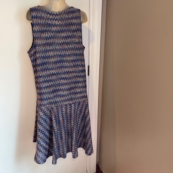 Anthropologie Maeve Westwater chevron stripe knit dress. Size large. - Picture 6 of 10